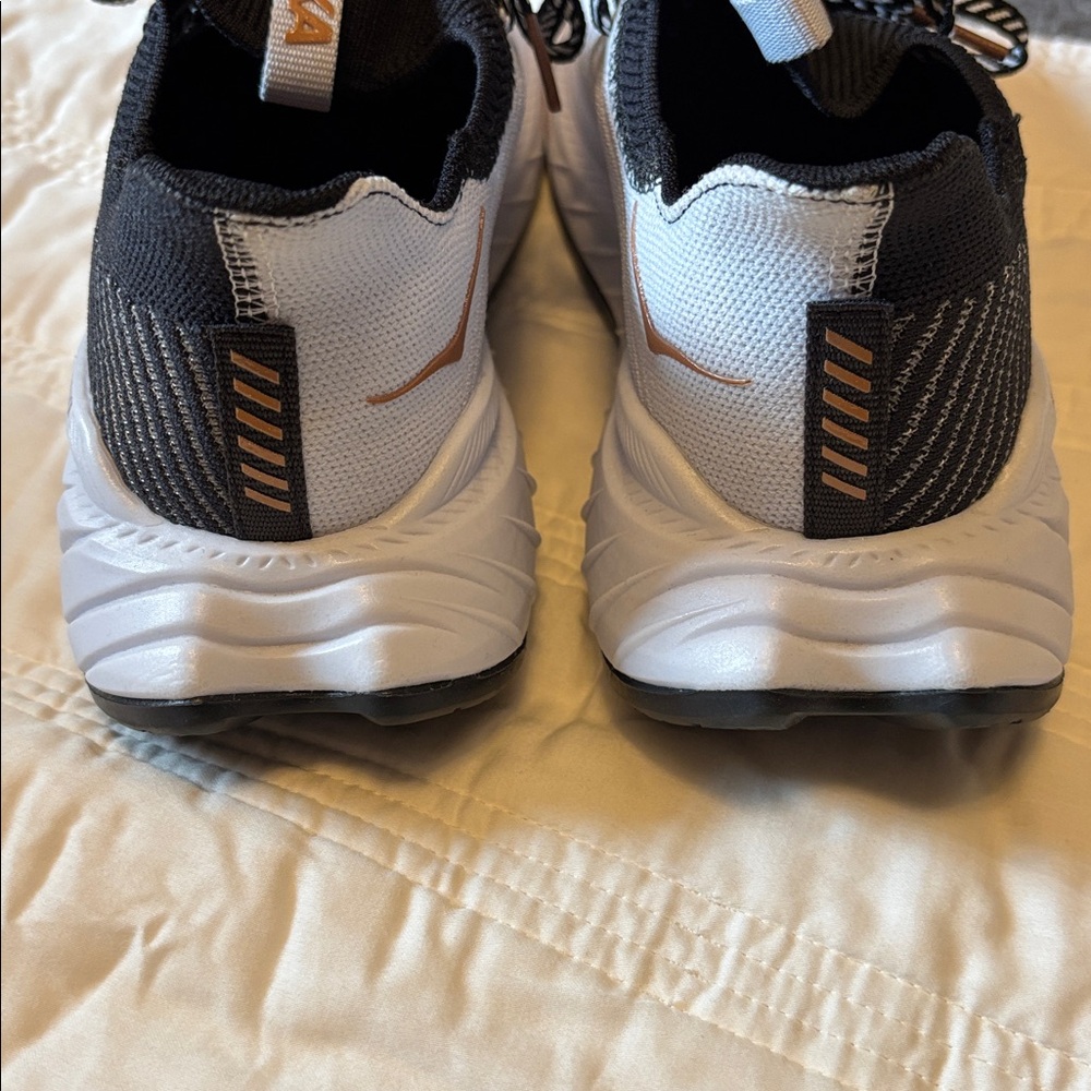 Hoka Black and White Running Shoes - Picture 5 of 12